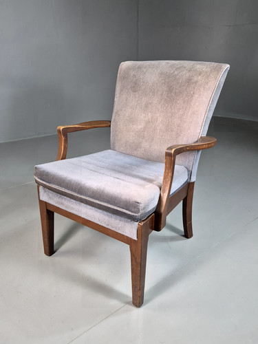 Vintage lounge chair - chair, lilac